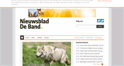 Desktop Screenshot of nieuwsbladdeband.nl