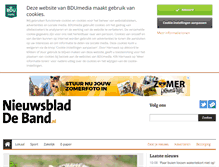 Tablet Screenshot of nieuwsbladdeband.nl